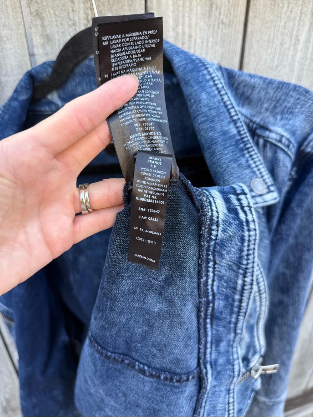 Liverpool Bradford Moto Denim Jacket XL | Like New - Picture 6 of 16